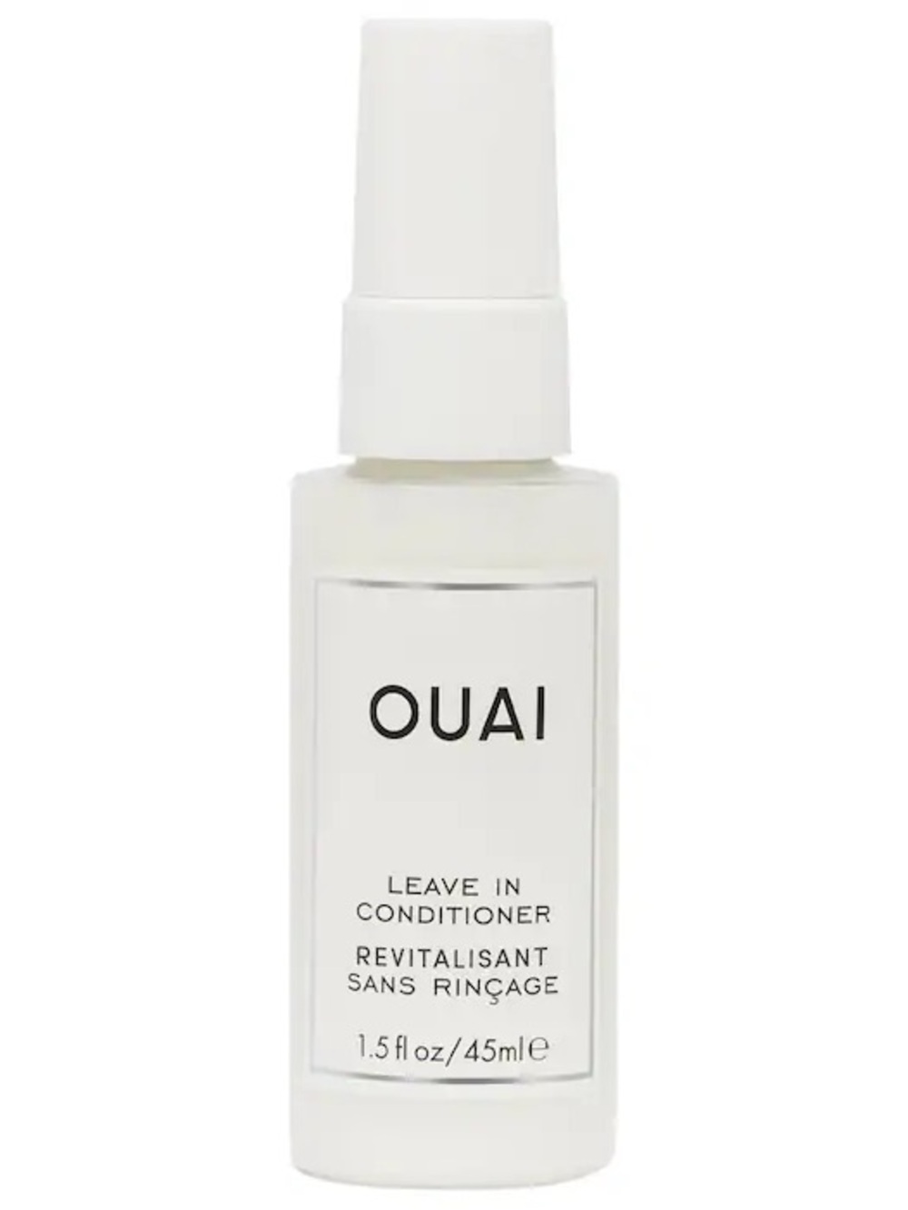 OUAI White Leave-In Conditioner Travel Bottle